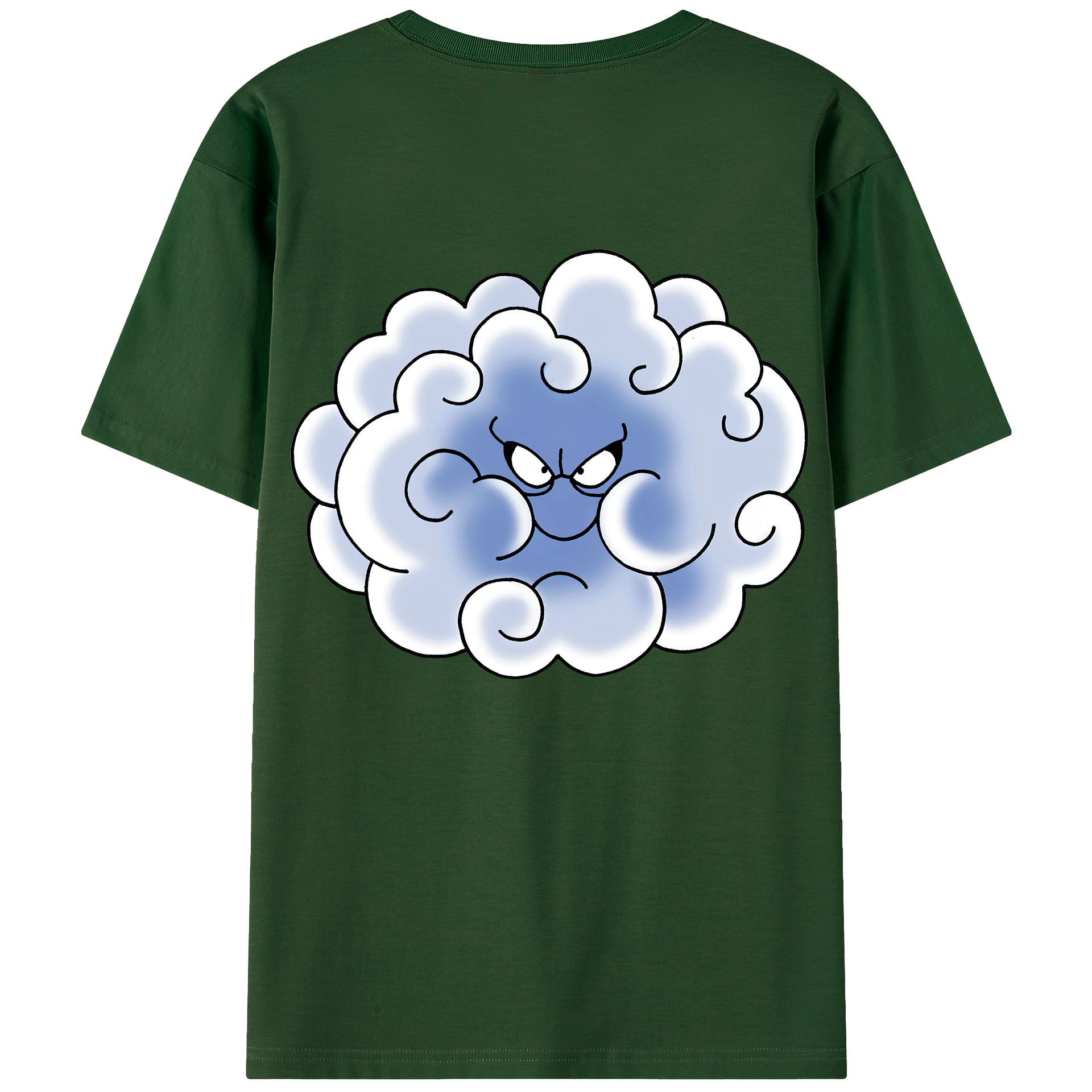（画像用） ドラゴンクエスト Doragon Kuesuto Dragon Quest 綿100％半袖Tシャツ（背面プリント）
